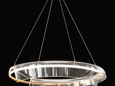 Solstice LED Chandelier 3D model
