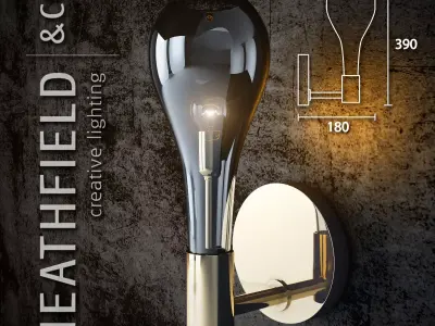 Bra Heathfield EBURY NICKEL SMOKE 3D model