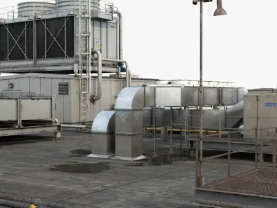  Rooftop HVAC system 