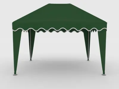Gazebo Tent 8 250 cm X 350 cm 3D model