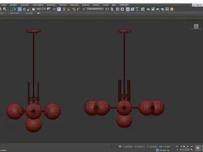 PARSONS CHANDELIER Low-poly 3D model