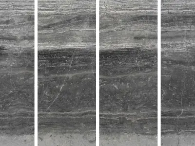 ash grey marble 3D model