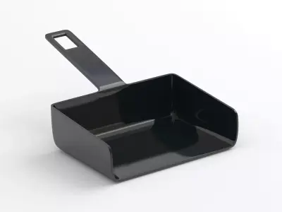Flat Plastic DustPan Collection  3D Model Pack