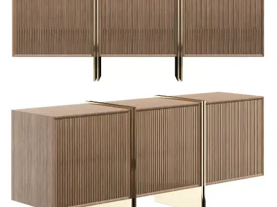 SIDEBOARD RIPAS Low-poly 3D model