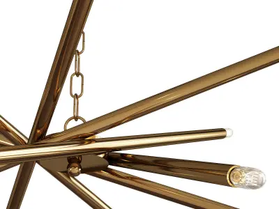 Exton Chandelier Low-poly 3D model