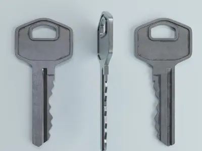 Key 6 3D model