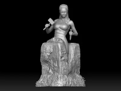 Self Made Women 3D print model