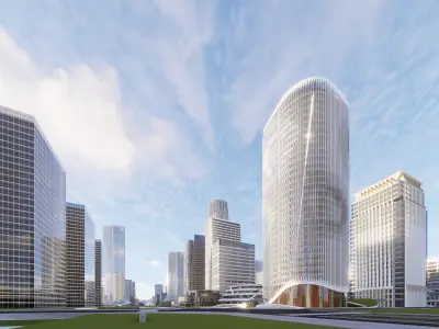 Shanghai China 3D model