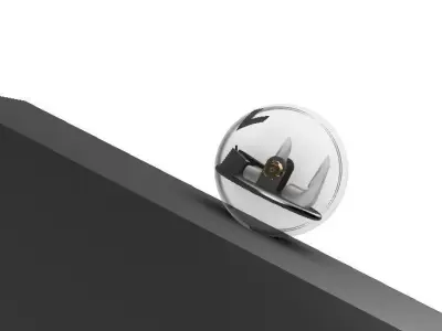 Sphere for possible future Transportation Low-poly 3D model