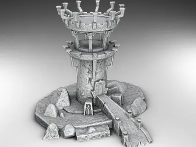 Collection - houses of the Middle Ages 3D print model