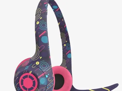 Headphones headset 3D model