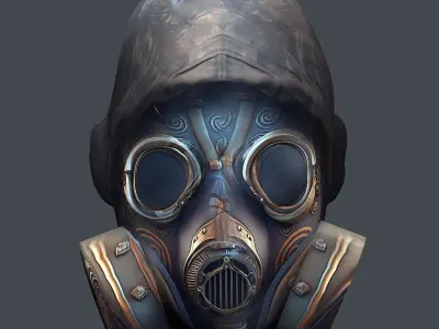 Helmet 3d model military combat Military Low-poly Low-poly 3D model