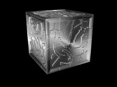 Abstract cube 3D model