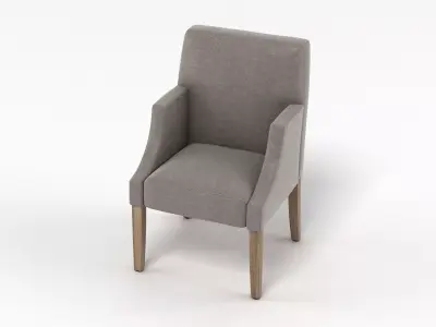 Generic Fabric Armchair 3D model