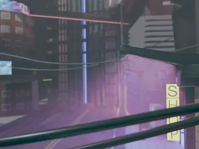 CyberPunk CITY 3D model