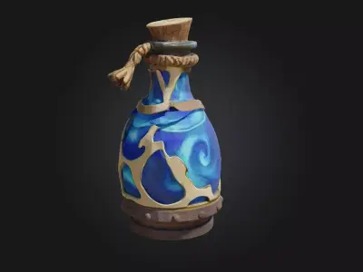 Mystic Elixir  Potion of Secrets and Sorcery 3D model