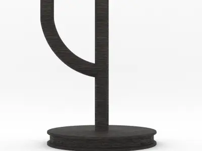 CACTUS TABLE  LAMP Low-poly 3D model