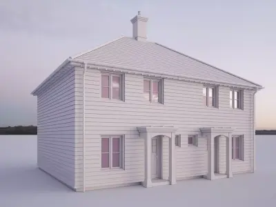 British House Bosc 2B2 3D model