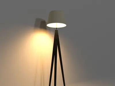 Emme Floor lamp Armani Casa 3D model