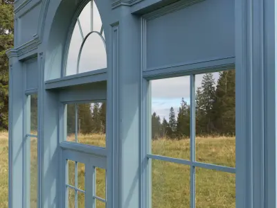 front cafe coffee shop 3D model - 3 3D model