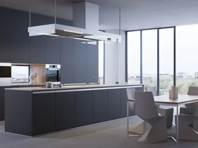 Corona - 3ds Max Scene files - Minimalist Kitchen Interior Scene 3D model