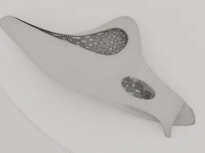 Futuristic building 33 3D model