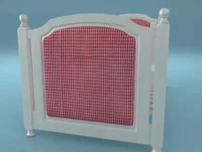 Childrens bed collection 3D model