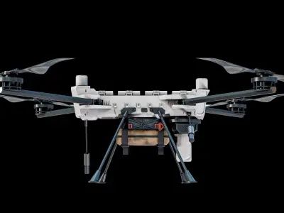  C100 Defense Heavy-Lift Military Quadcopter PBR 