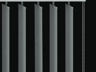 Blinds and curtains 3D model