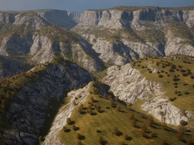 3600 Square KM Playable Procedural Landscape