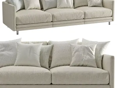 Sofa Light 3 Seater Sofa 3D model