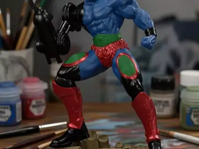 Trap Jaw from Masters of the Universe Classics Fanart 3D print model