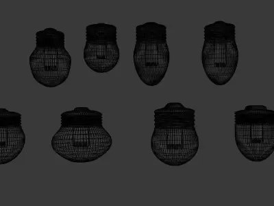 Mini Bulb Pack 3D model