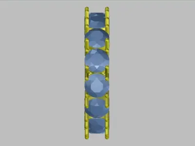 5 MM GOLD WHOLE RING Texture
