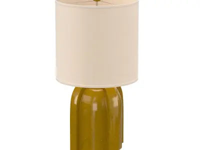  Arenson Yellow Ceramic Table Lamp 3D model