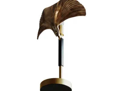 Ginkgo table lamp 3D model