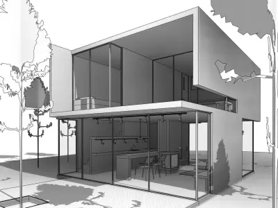 H3 House by Luciano Kruk 3D model