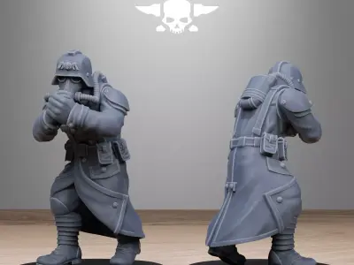 GrimGuard Battlefront 3D print model