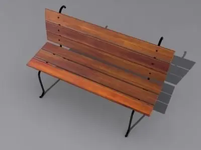 Street Bench 3D model