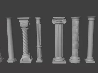 ClassicalColumn3DModelCollection 3D model