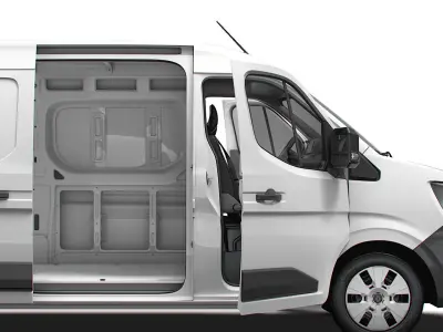 Renault Master L3H2 Van HQ Interior 2024 3D model