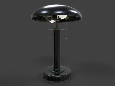 Table Lamp - Low Poly Low-poly 3D model