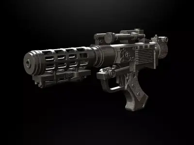 DT-57 Annihilator blaster 3D model