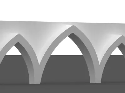 Modern Arch 3D model
