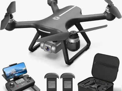 Holy Stone HS700E Drone with 4K Camera Low-poly 3D model