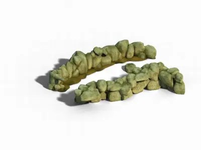 South Qilian - River elements 3D model