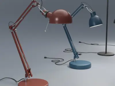 Table lamp 3D model 3D model