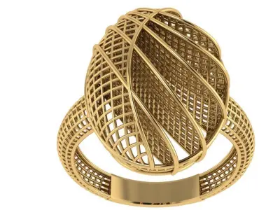 TURKISH STYLE RING 3D print model