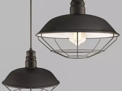 Retro Loft pendant 3D model
