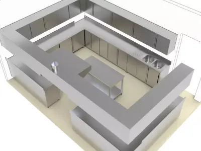 KITCHEN 52 3D model